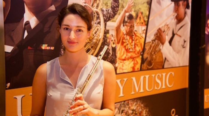 Flutist Victoria Santospago Wins Position with Navy Fleet Bands