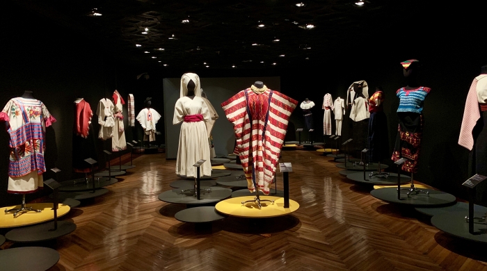 Exhibition of clothing. 