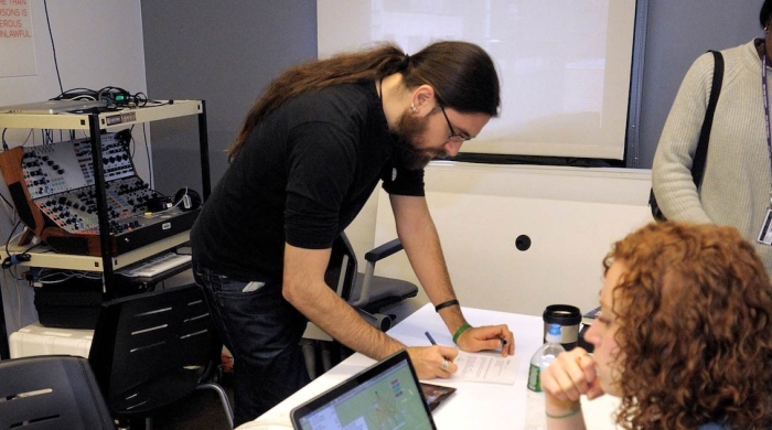 Students and Faculty at Music and Audio Research Laboratory