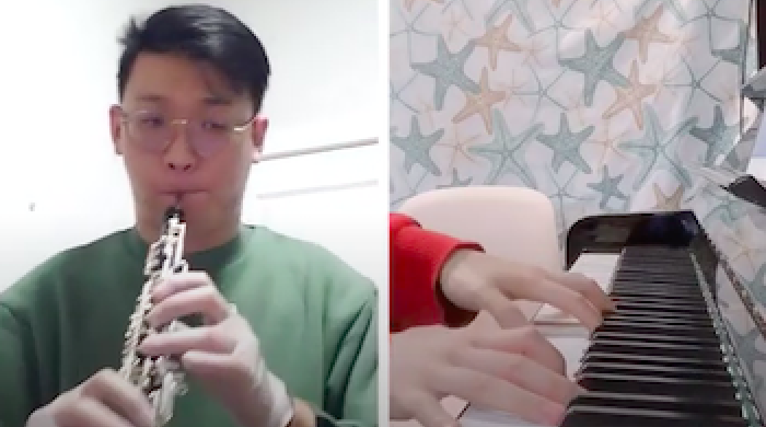 oboist and piano player