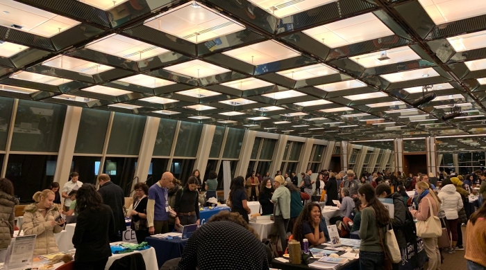 Picture of environmental education expo at NYU