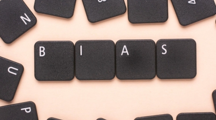 Scrabble letter spell out BIAS
