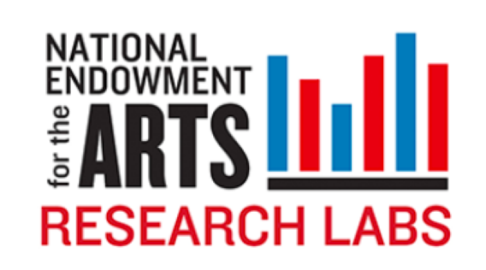 National Endowment for the Arts Research Lab logo with bar graph image
