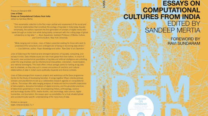 picture of book cover for Lives of Data