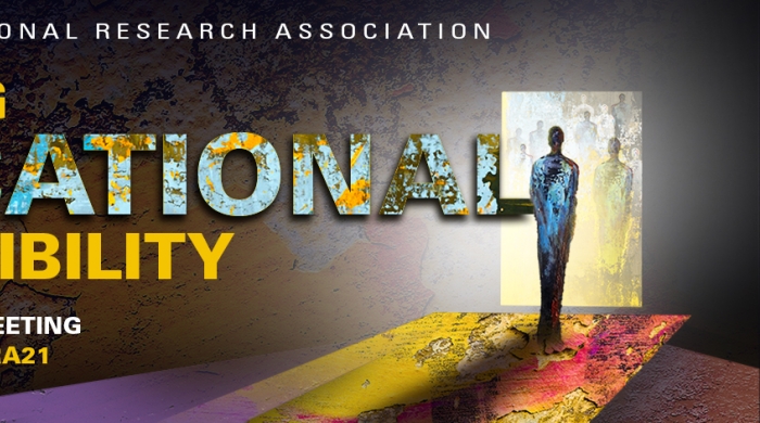AERA Conference Banner states "Accepting Educational Responsibility" April 8 to 12, 2021