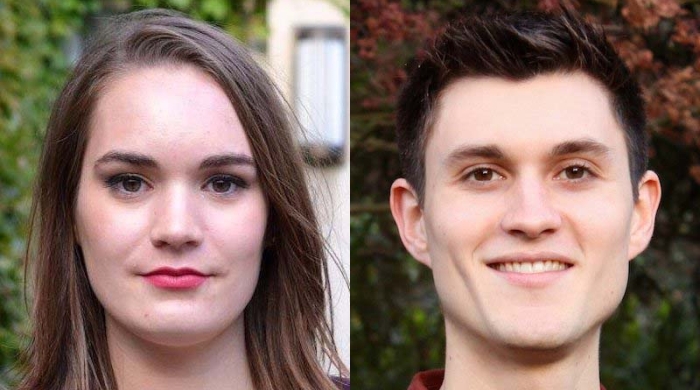 Sophia Stone and Pierce Constanti