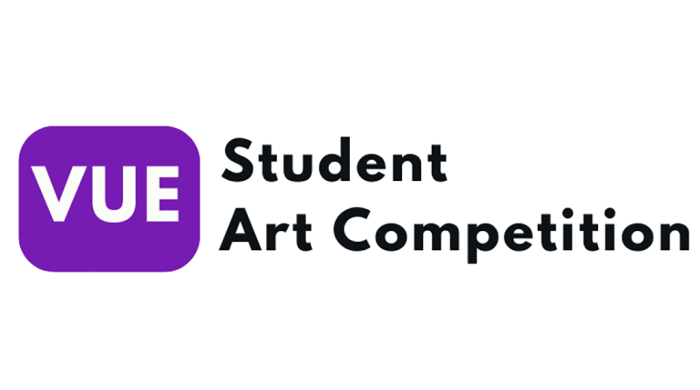 Vue student art competition header