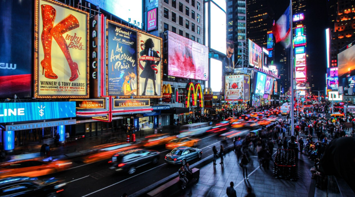 New York Broadway Nightscape 