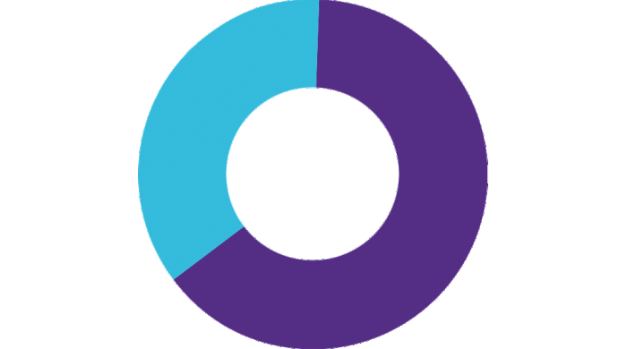 pie chart illustrating number of students that completed a master’s degree before enrolling in PSI. 