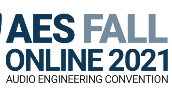 Text: AES AES Fall Onlone 2021 Audio Engineering Society 