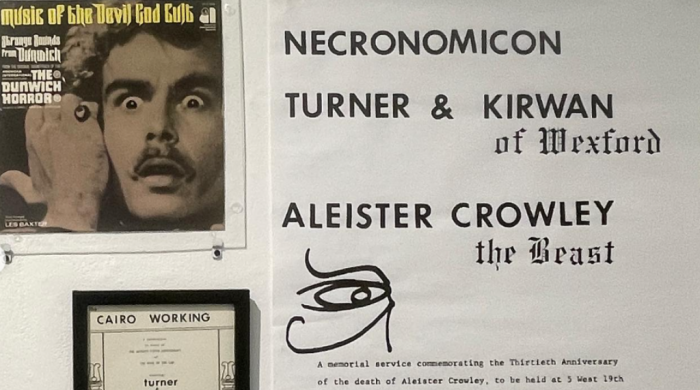 An image of artwork on display at the 2023 Occult Humanities Conference