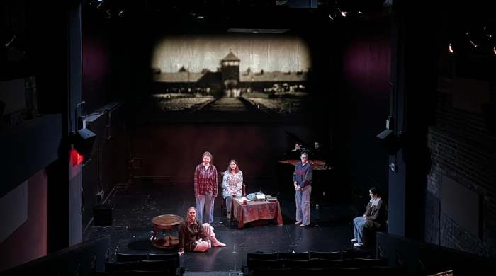 Rehearsal for opera Two Remain