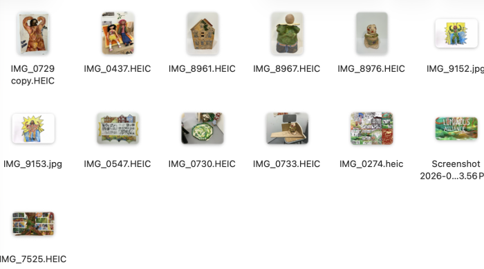 Screenshot of file icons in a digital folder.
