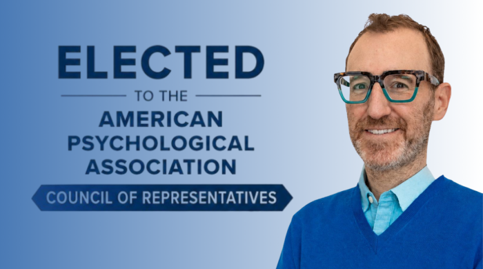 Jordan Wright headshot. "Elected to the American Psychological Association Council of Representatives."
