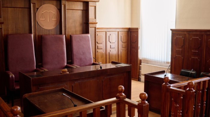 Empty court room