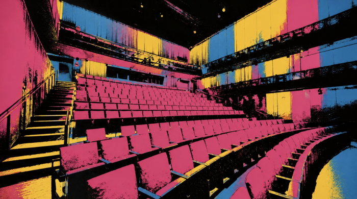 Iris Cantor theatre in bright colors for immersive concert