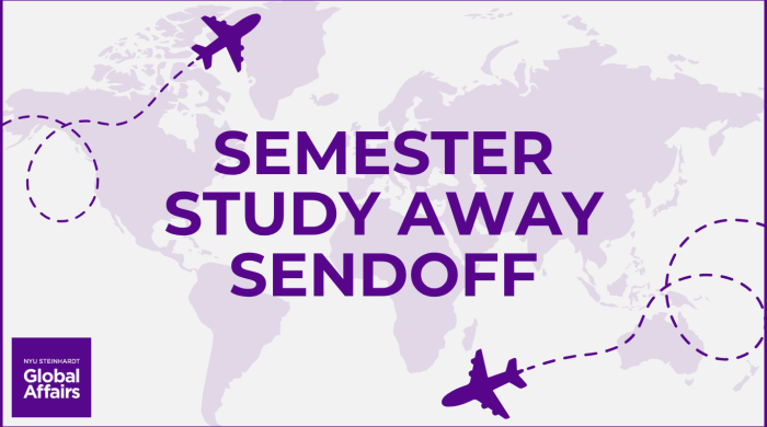 Semester Study Away Sendoff