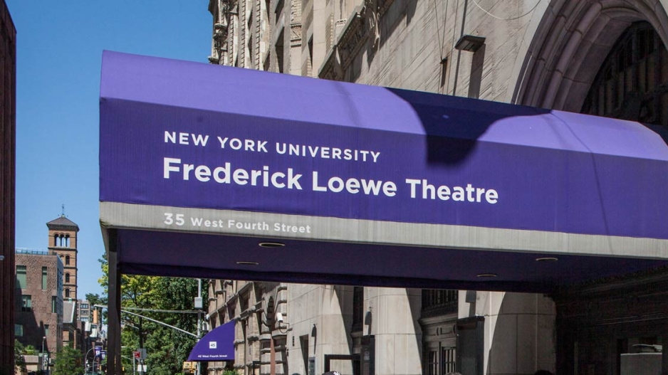 Frederick Loewe Theatre Sign