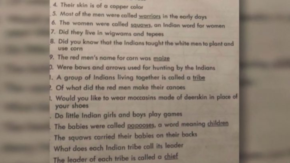 Ssample racist homework assignment