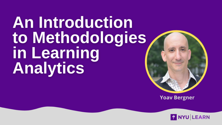 An Introduction to Methodologies in Learning Analytics, profile image of Yoav Bergner