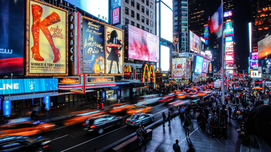 New York Broadway Nightscape