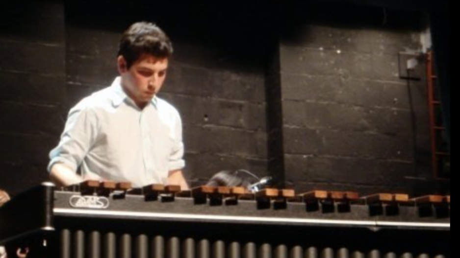 man with marimba