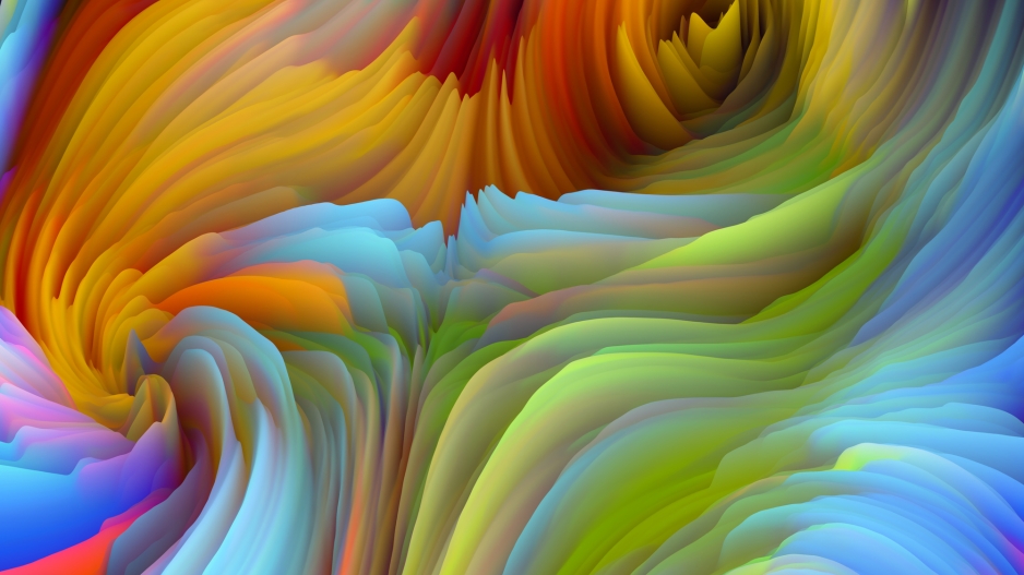 swirl of colors