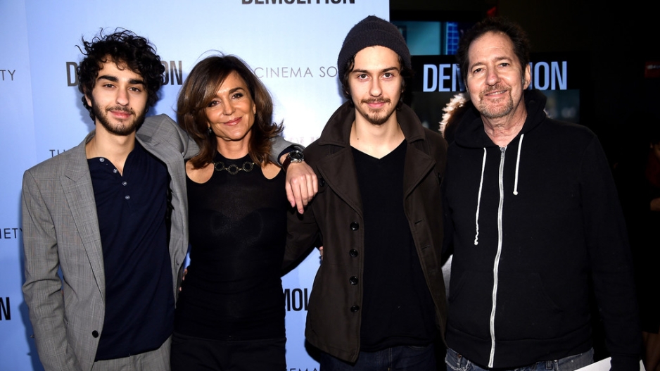 Michael Wolff, pictured with his wife and two sons
