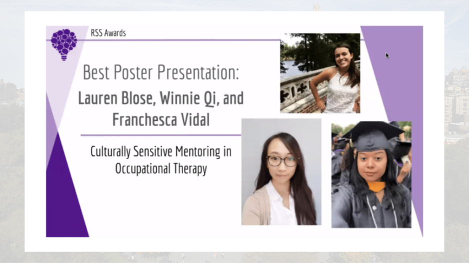announcement for the Best Poster Presentation