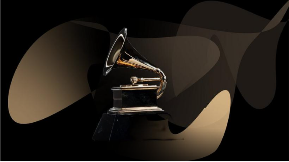 A Grammy Award trophy