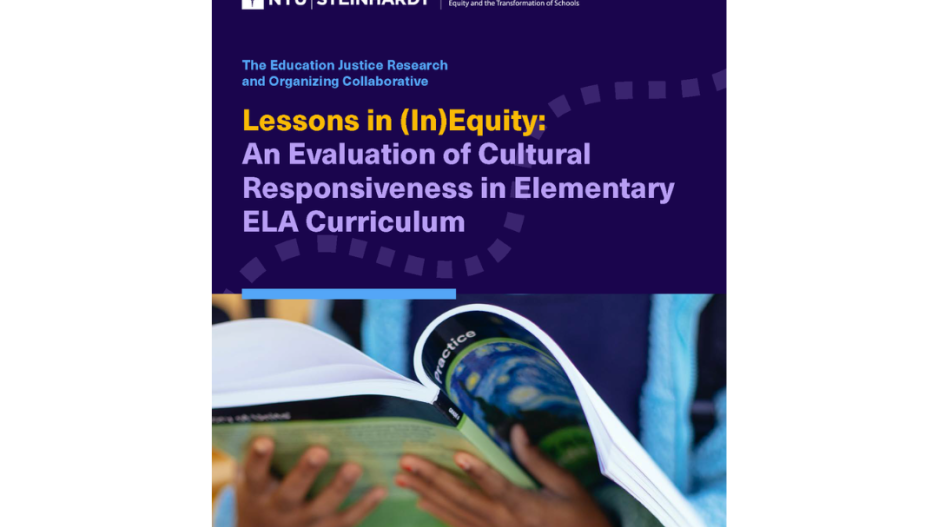 Lessons in (In)Equity: An Evaluation of Cultural Responsiveness in Elementary ELA Curriculum
