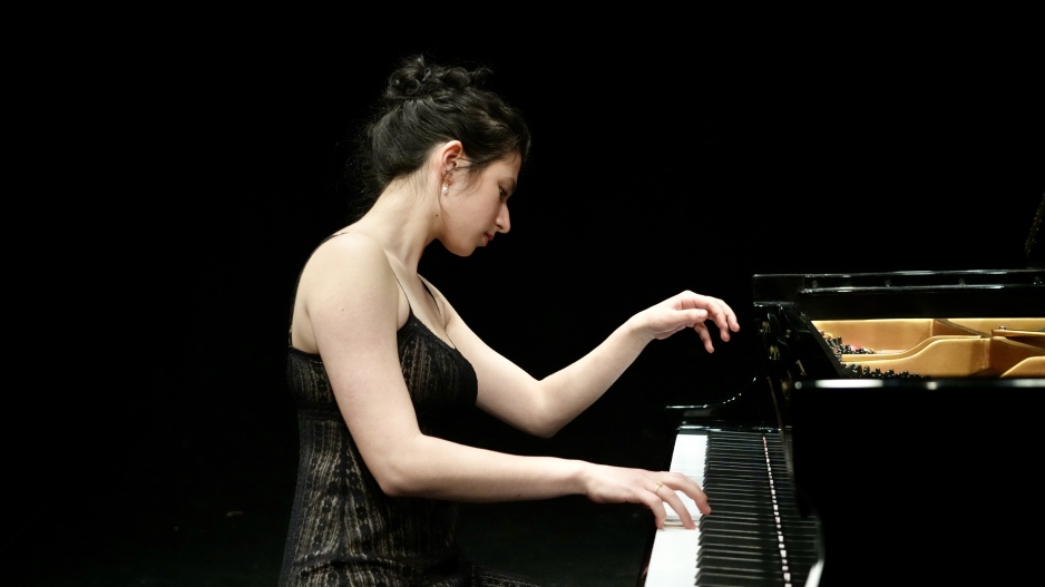NYU Piano recital female performer