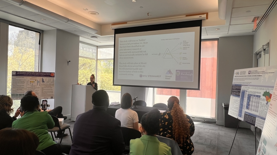 Anat Lubetzky presenting her 2025 CoHRR Seed Award project