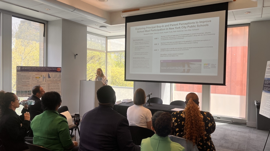 Deborah Olarte presenting her CoHRR 2025 Seed Award project