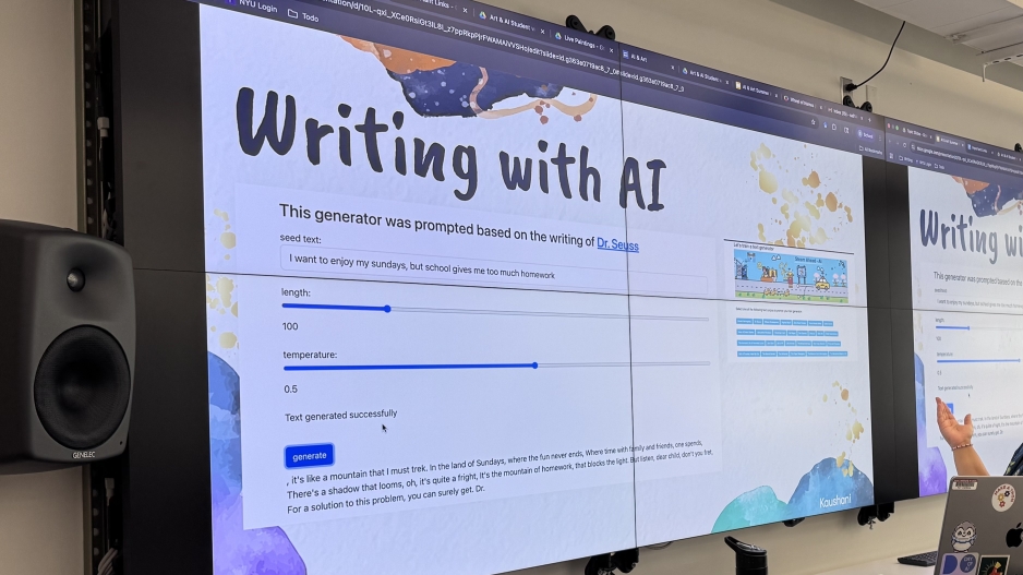 CREATE AI+Art Writing with AI