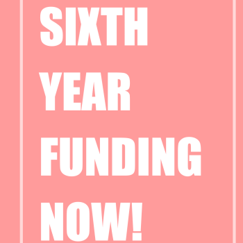 Image reads “6th year funding now!”