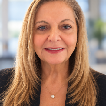 Woman smiling at camera
