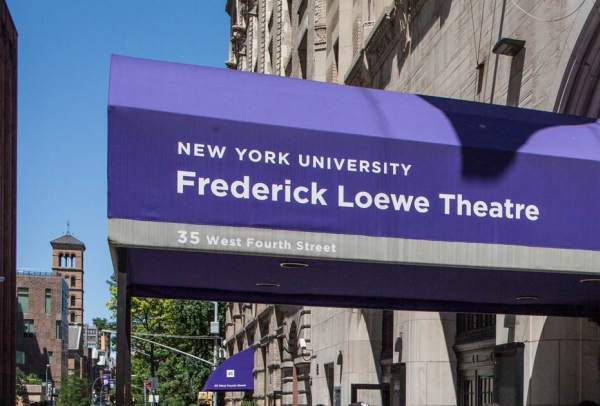 Frederick Loewe Theatre Sign