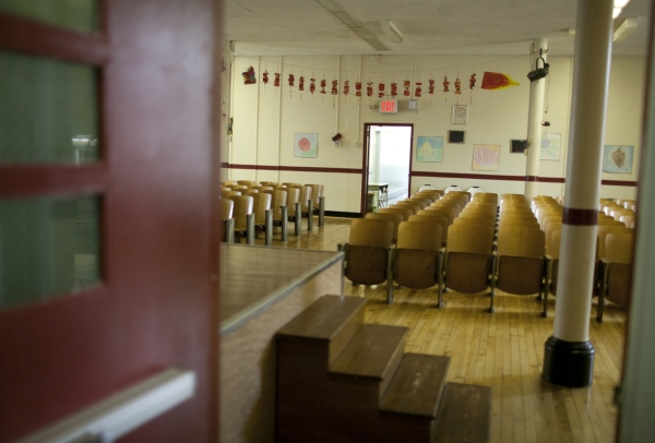 Chairs in an Empty Classroom