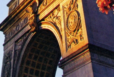 Washington Square Arch in the spring
