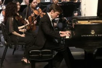 Piano Studies student Christopher Zandieh