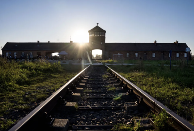 Auschwitz where the play Two Remain took place