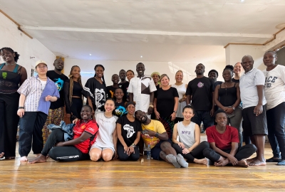 Students in the Uganda: Community Building Through Performing Arts & Education