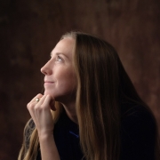 side profile of Vanessa