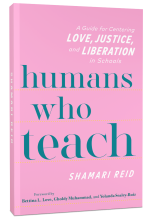 Book cover of Humans Who Teach by Shamari Reid