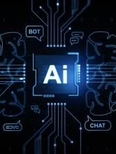 Image of an AI digital brain