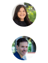 Headshots of Sophia Rodriguez and Joseph Cimpian