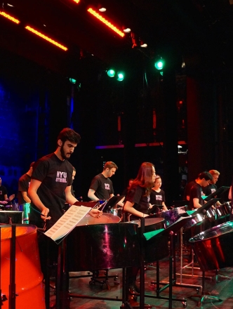 Percussion ensemble performance