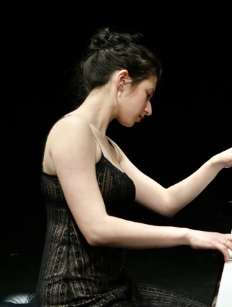 NYU Piano recital female performer