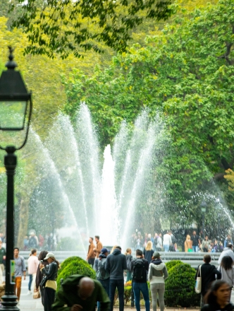Washington Square Park Fountain